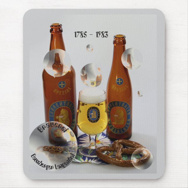 Brauerei Baumberger Langenthal Mauspad Musmatta (Framsidan)