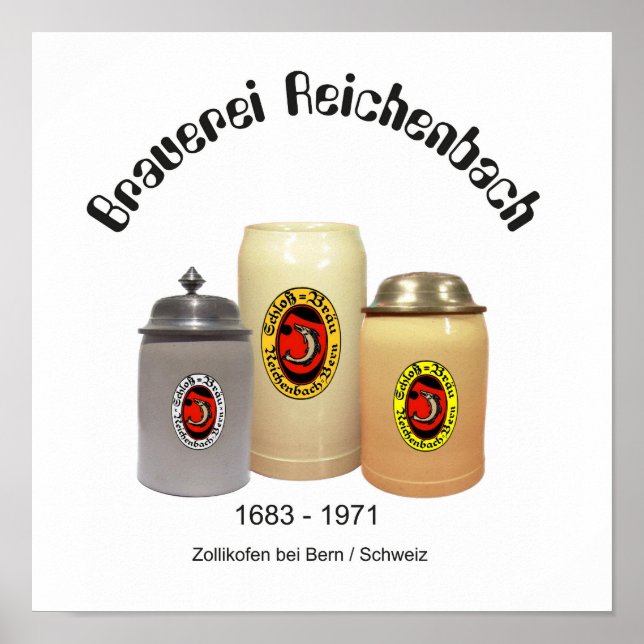 Brauerei Reichenbach Bern Poster (Framsidan)