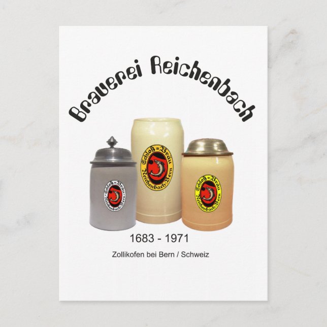 Brauerei Reichenbach Bern Postkarte Vykort (Framsida)