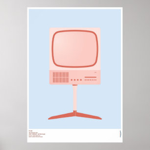 Braun FS 80 TV-uppsättning - Dieter Rams Poster
