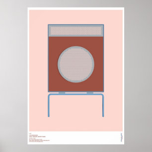 Braun L2 högtalare - Dieter rammar Poster