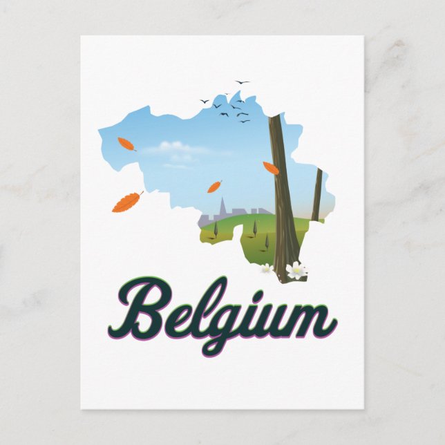 Brauneck Bayern, Tyskland Skidposter Vykort (Framsida)