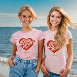 Braut Und Team Braut Bachelorette Retro Herz T Shirt<br><div class="desc">Braut und Team Braut Bachelorette Retro Herz T-Shirt Bride T-Shirt Bachelorette Retro Bride Vintage Bride som ska vara Brides Maid BrideTribe</div>