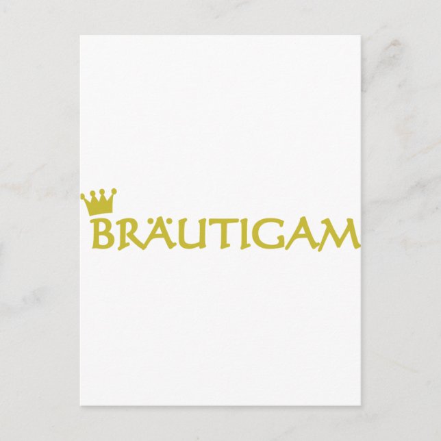 Bräutigam-ikon Vykort (Framsida)