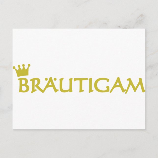 Bräutigam-ikon Vykort (Framsida)