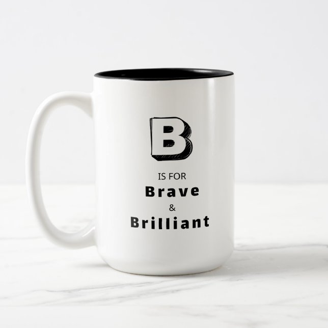 Brave B - Personlig Lyx Pris Mugg (Vänster)