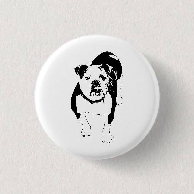 Brave Dot, Bulldog Badge Knapp (Framsida)