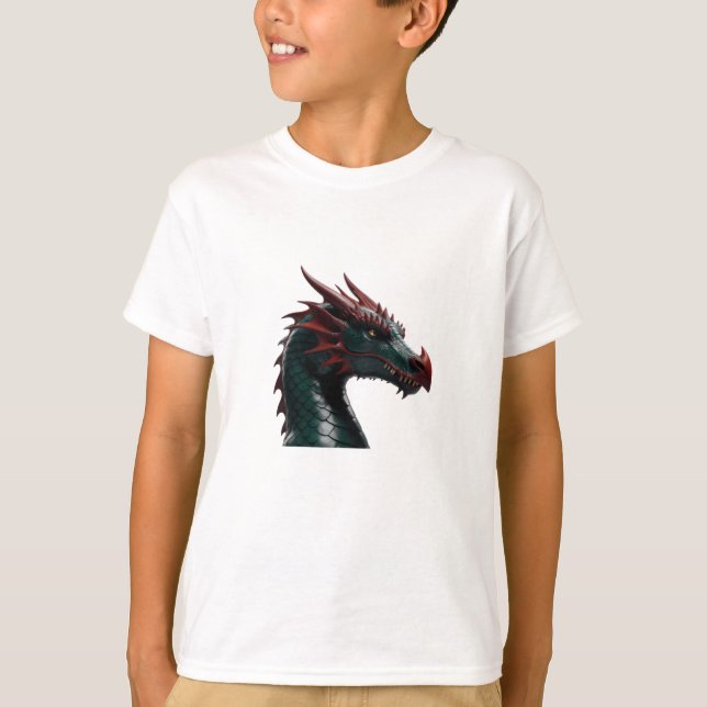 Brave Dragon Hero – Kids T-Shirt Collection (Framsida)