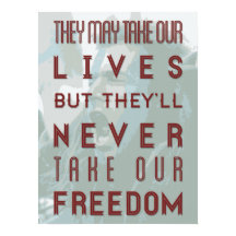 Braveeart-citattecken Poster