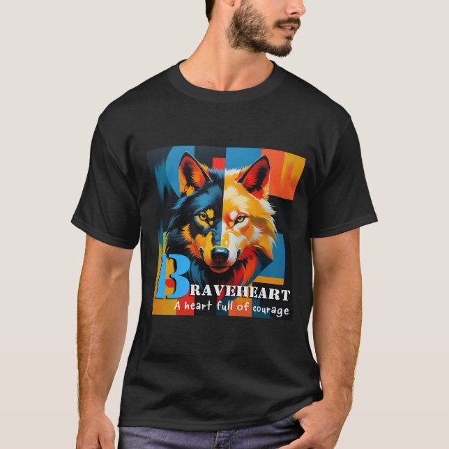 Braveeart-Varg T Shirt (Framsida)