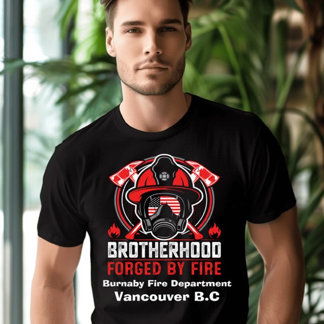Braveriet i brandmännens redskap vid gryningen t shirt (Skapare uppladdad)