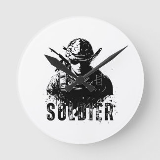 Bravery i varenda fästning rund klocka