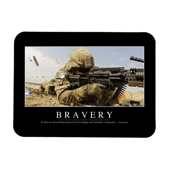 Bravery: inspirationsoffert magnet (Horisontell)