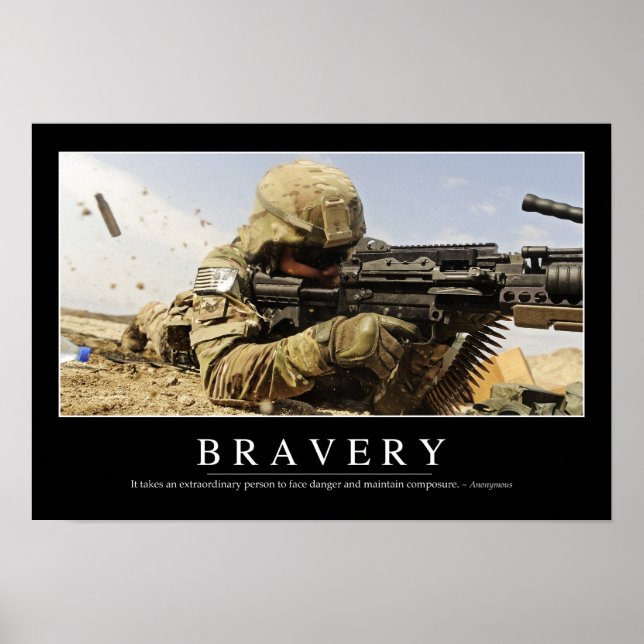 Bravery: inspirationsoffert poster (Framsidan)