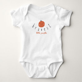 bravest little pumpkin Baby Bodysuit One-Piece T Shirt