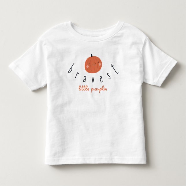 bravest little pumpkin Toddler T-Shirt  (Framsida)