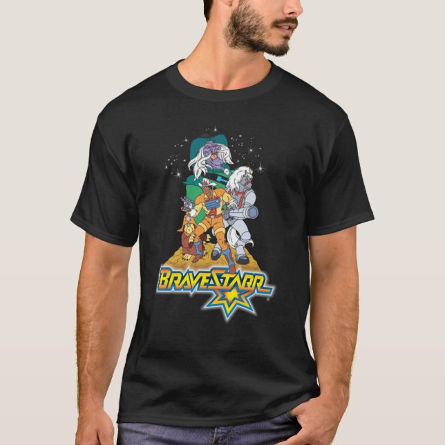 Bravestarr Tecknad T-Shirt (Framsida)