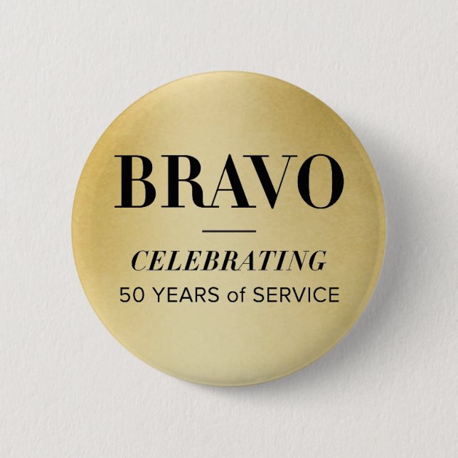 BRAVO 50:e knappen Knapp (Framsida)