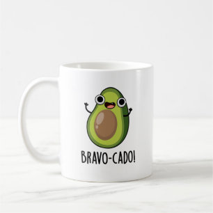Bravo-cado Funny Avocado Pun Kaffemugg