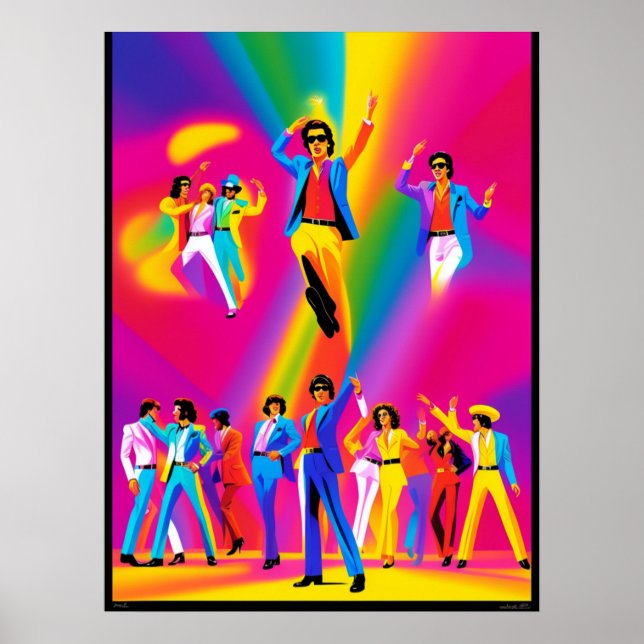 Bravo dansaffisch (popkonst) poster (Framsidan)