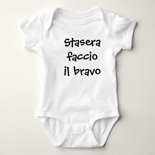 Bravo för Stasera faccioil! Tee Shirt (Framsida)