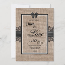 Bravo-, Linen- och snöre-bröllop-ceremonin