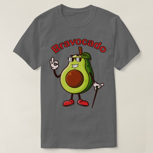 Bravocado Funny Avocado Pun 1 T Shirt (Design framsida)