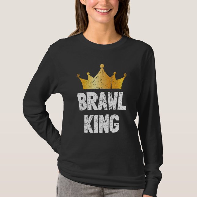 Brawl Kung Brawling Gamer Gaming 17 T Shirt (Framsida)