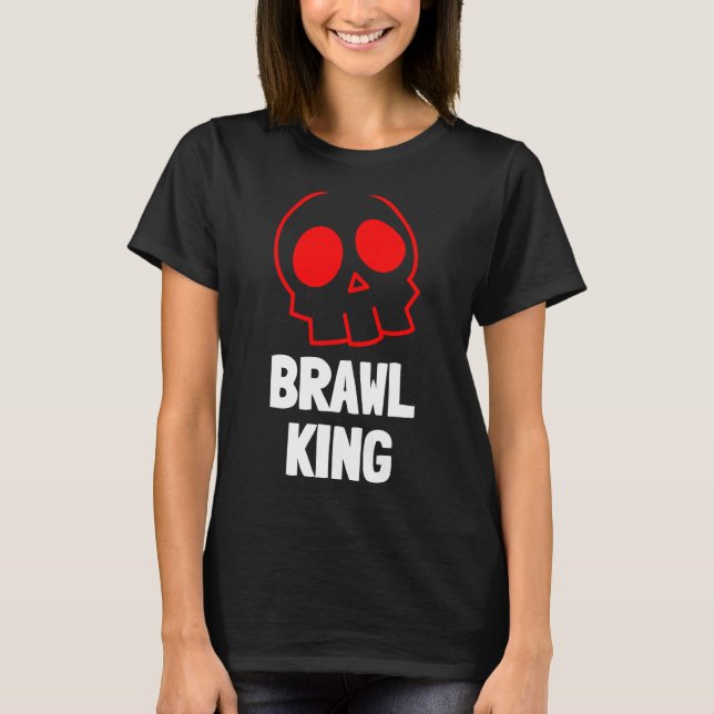 Brawl Kung Brawling Gamer Gaming 20 T Shirt (Framsida)