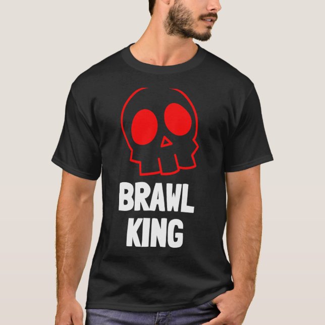 Brawl Kung Brawling Gamer Gaming 20 T Shirt (Framsida)