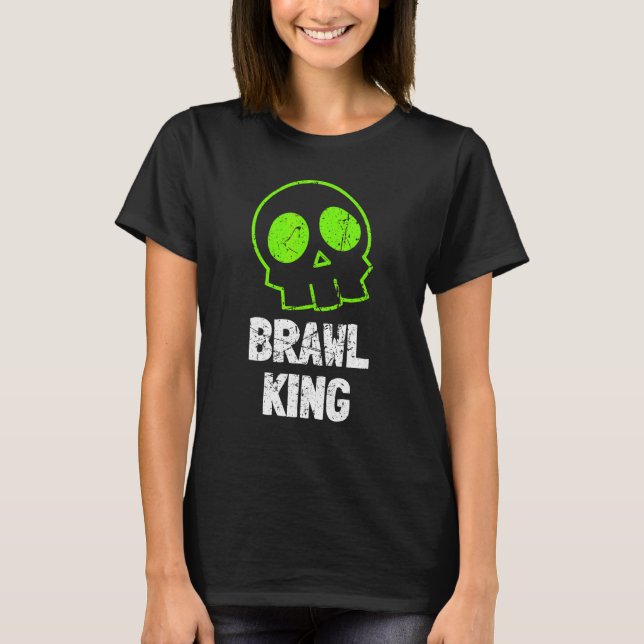 Brawl Kung Brawling Gamer Gaming 2 T Shirt (Framsida)