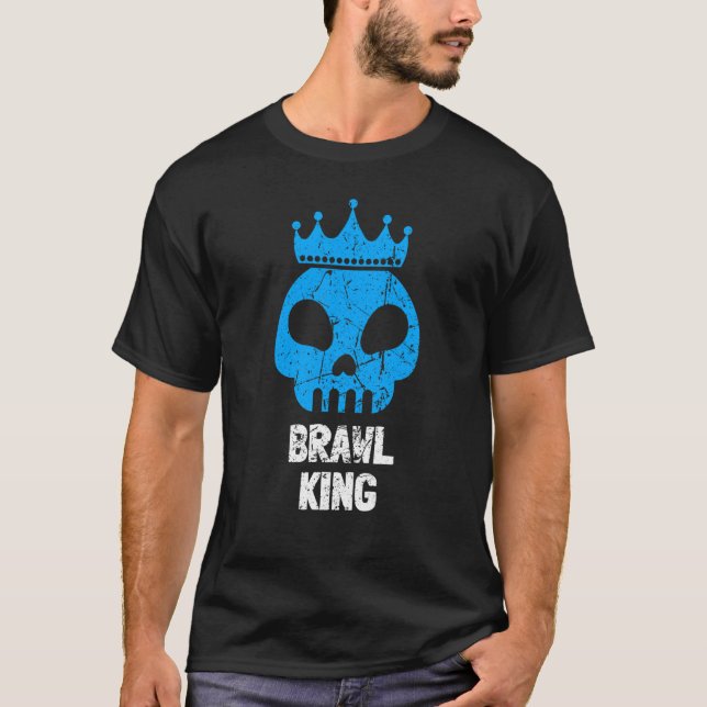 Brawl Kung Brawling Gamer Gaming 3 T Shirt (Framsida)