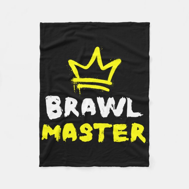 Brawl Master Gamer Gaming Brawler Brawl 1  Fleecefilt (Framsidan)