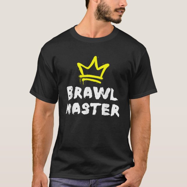 Brawl Master Gamer Gaming Brawler Brawl T Shirt (Framsida)