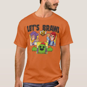 Brawl Stars Låter Brawl Colt Spike Och Shelly Grup T Shirt