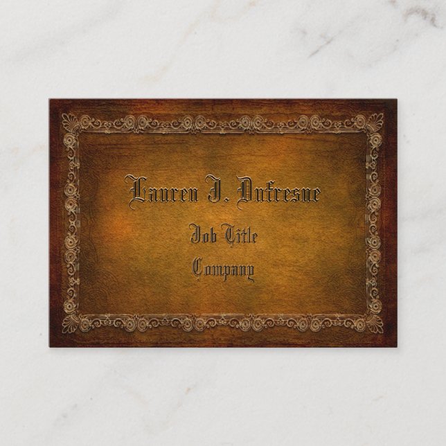 Braxton anpassade visitkort (Framsida)