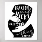 Braxton Hicks Funny Gravid Poster