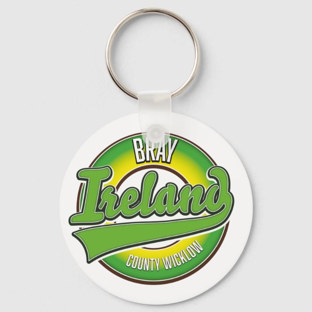 Bray County Wicklow Ireland Nyckelring (Framsida)