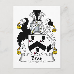 Bray Family Crest Vykort