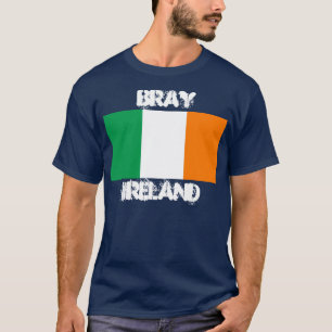 Bray Irland med irländsk flagga T-shirt
