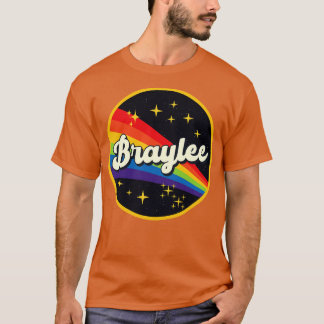 Braylee Rainbow in Space Vintage Stil T Shirt