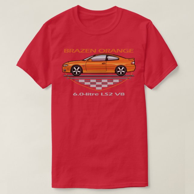 Brazen Orange T Shirt (Design framsida)