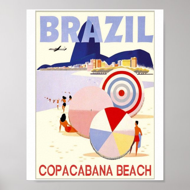 BRAZIL COPACABANA POSTER (Framsidan)