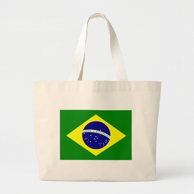 Brazil Flag bag Jumbo Tygkasse (Framsidan)