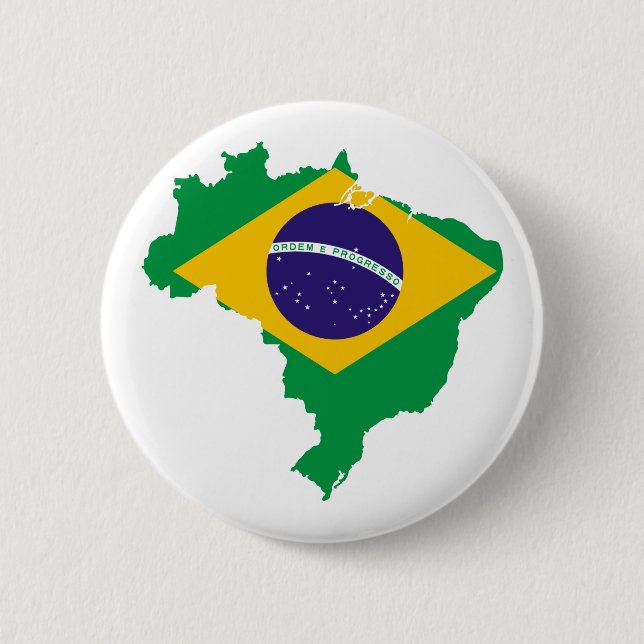 brazil flagga karta knapp (Framsida)