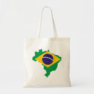 brazil flagga karta tygkasse