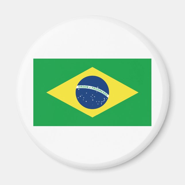 brazil flagga magnet (Framsidan)