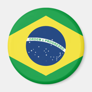brazil flagga magnet