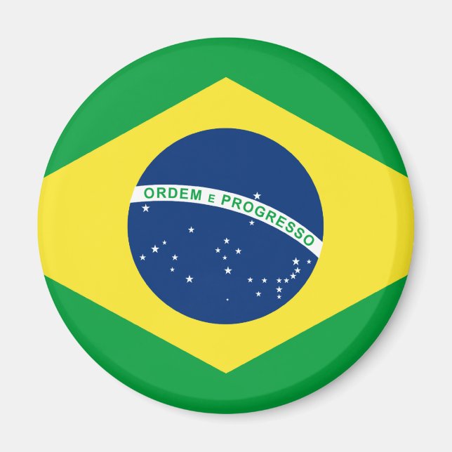 brazil flagga magnet (Framsidan)