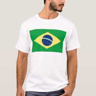 brazil flagga t-shirt